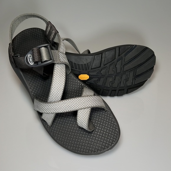 Almost New Gray Strap Chaco Z/2 Womens Sandals - Size 8 MADE IN USA - Picture 5 of 15